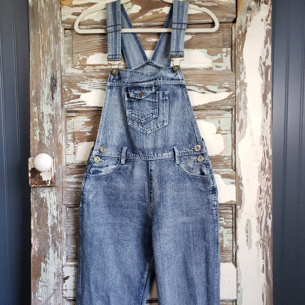 Anna-Kaci Denim Jean Overalls Size S/M